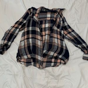 Flannel, very soft and stretchy